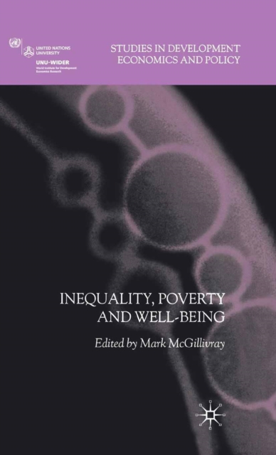 Inequality, Poverty and Well-being, PDF eBook