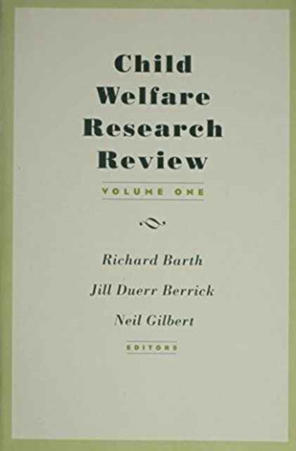 Child Welfare Research Review : Volume 1, Paperback / softback Book