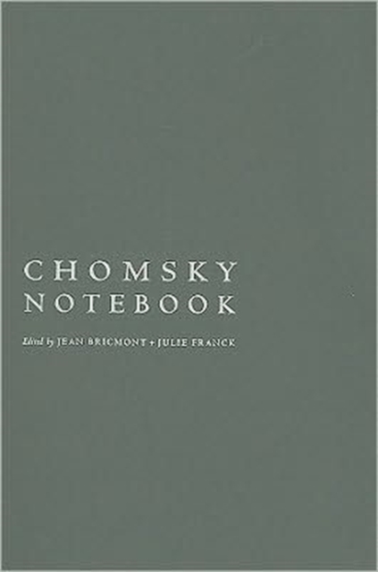 Chomsky Notebook, Hardback Book