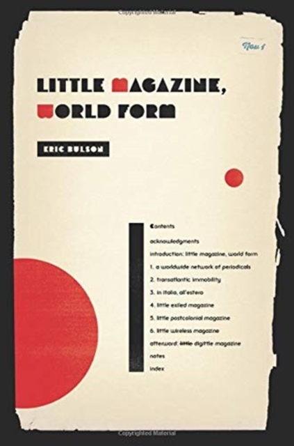 Little Magazine, World Form, Paperback / softback Book