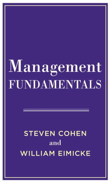 Management Fundamentals, Hardback Book
