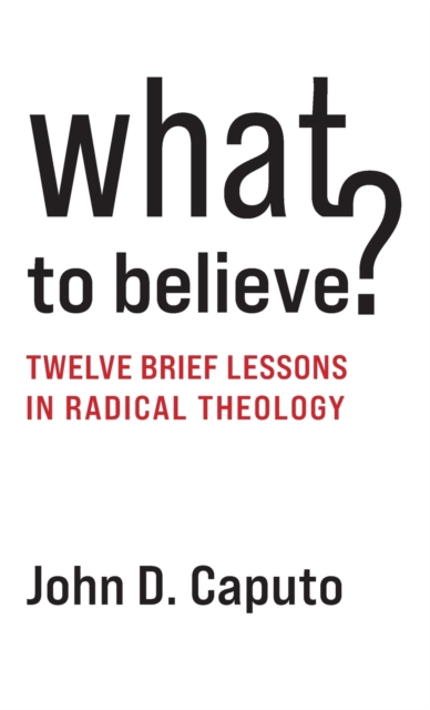What to Believe? : Twelve Brief Lessons in Radical Theology, Hardback Book
