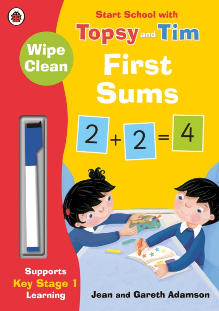 Wipe-Clean First Sums: Start School with Topsy and Tim, Paperback / softback Book