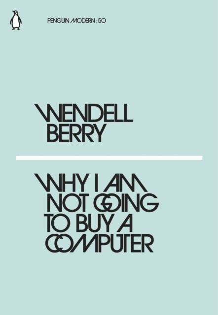 Why I Am Not Going to Buy a Computer, EPUB eBook