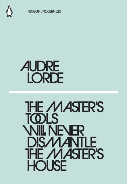 The Master's Tools Will Never Dismantle the Master's House, Paperback / softback Book