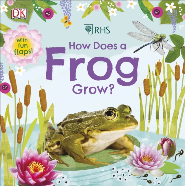 RHS How Does a Frog Grow?, Board book Book