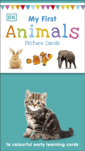 My First Animals : 16 colourful early learning cards, Cards Book