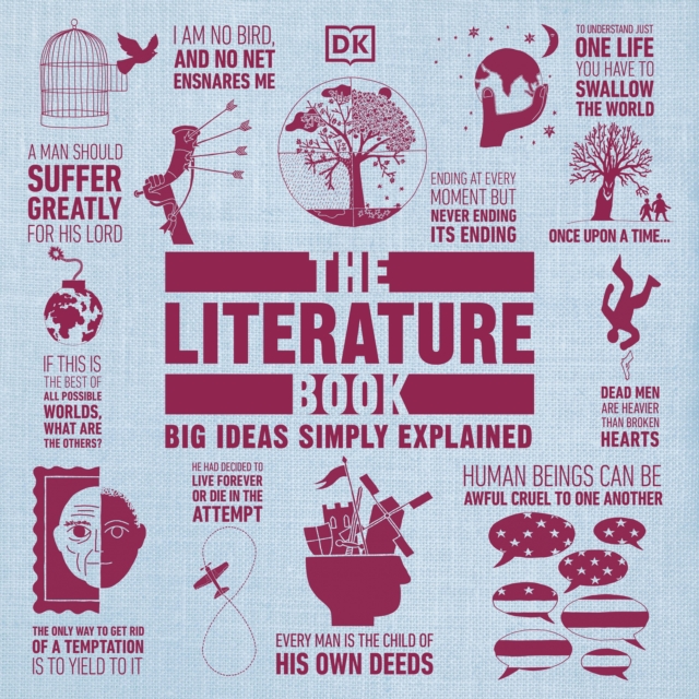 The Literature Book : Big Ideas Simply Explained, eAudiobook MP3 eaudioBook