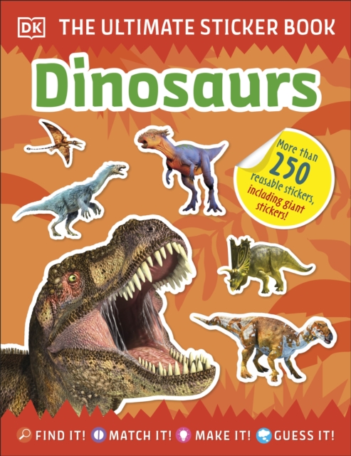 Ultimate Sticker Book Dinosaurs, Paperback / softback Book