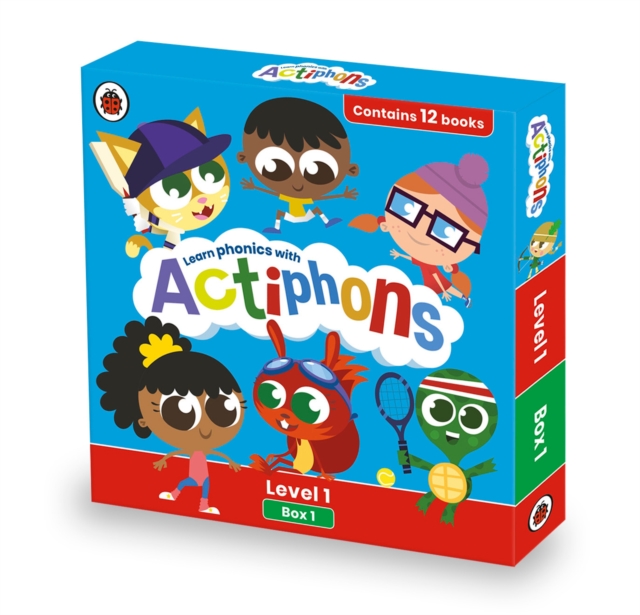 Actiphons Level 1 Box 1: Books 1-12 : Learn phonics and get active with Actiphons!, Multiple-component retail product, slip-cased Book