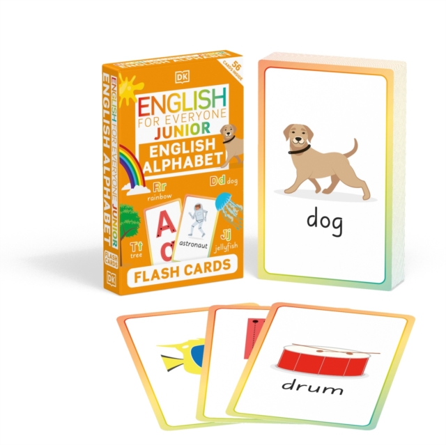 English for Everyone Junior English Alphabet Flash Cards, Cards Book