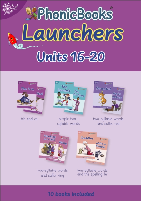 Phonic Books Dandelion Launchers Units 16-20 : Simple two-syllable words and suffixes, EPUB eBook