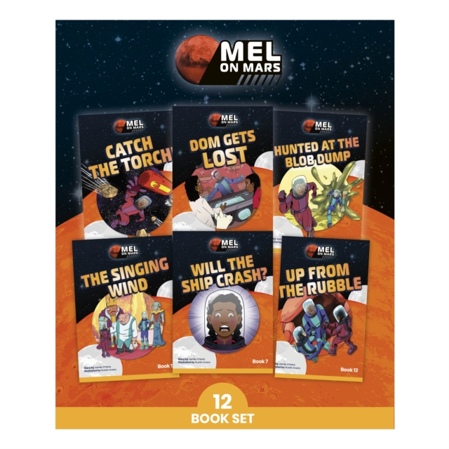 Phonic Books Mel on Mars : Adjacent consonants and consonant digraphs, suffixes -ed and -ing, Multiple-component retail product, slip-cased Book