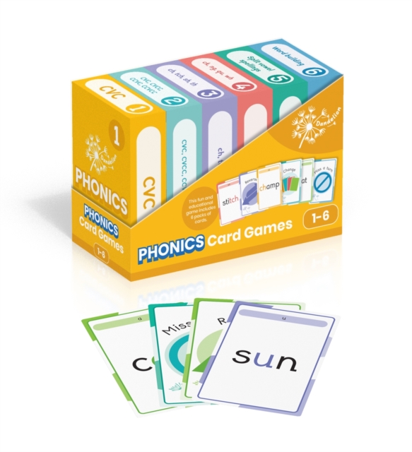 Phonic Books Dandelion Card Games : Sounds of the alphabet, consonant clusters and digraphs and VCe spellings, Cards Book