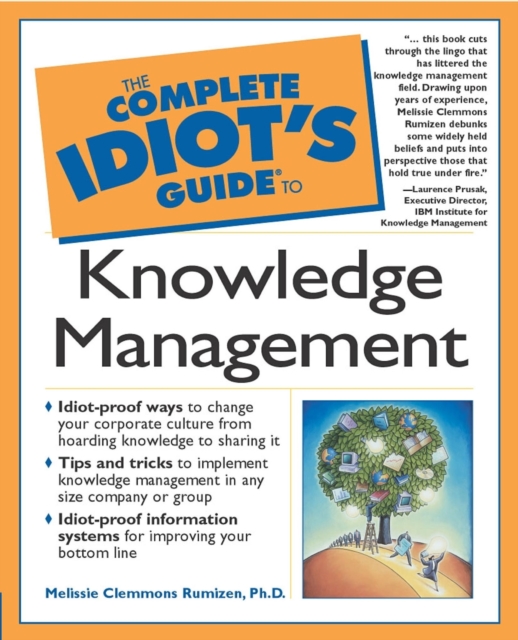 The Complete Idiot's Guide to Knowledge Management, EPUB eBook