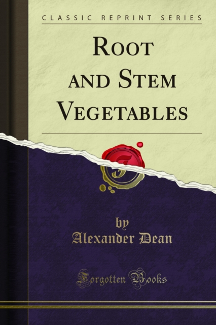 Root and Stem Vegetables, PDF eBook
