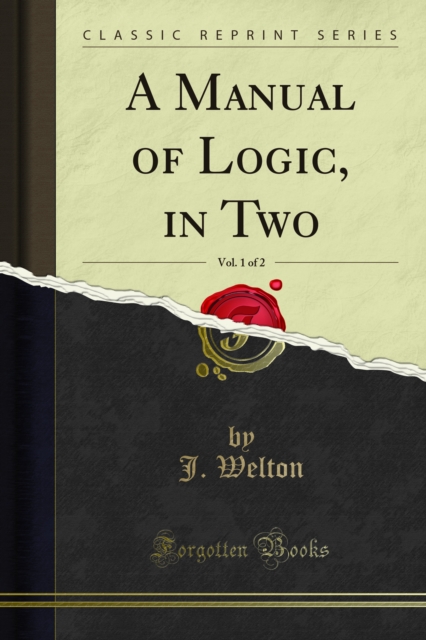 A Manual of Logic, in Two, PDF eBook