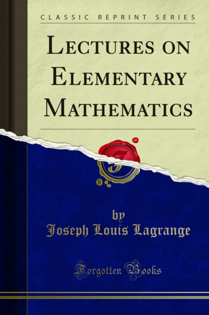 Lectures on Elementary Mathematics, PDF eBook