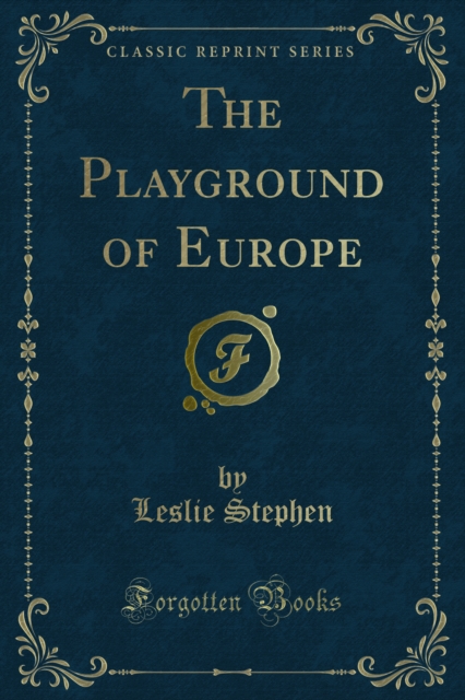 The Playground of Europe, PDF eBook