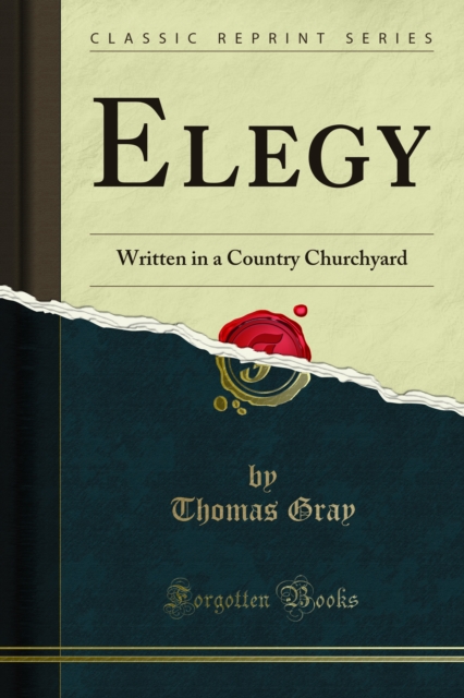 Elegy : Written in a Country Churchyard, PDF eBook