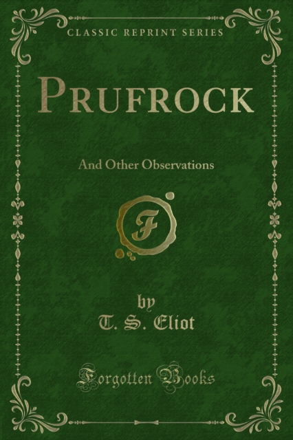 Prufrock : And Other Observations, PDF eBook