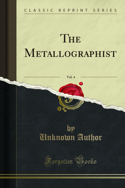 The Metallographist, PDF eBook