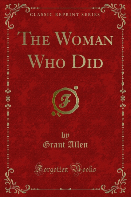 The Woman Who Did, PDF eBook