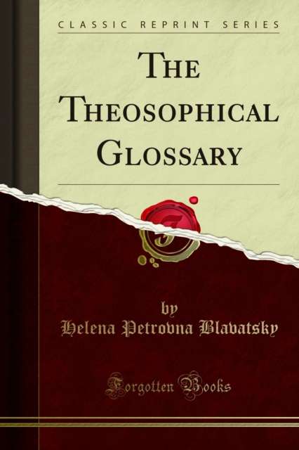 The Theosophical Glossary, PDF eBook