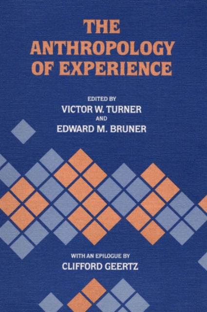 The Anthropology of Experience, Paperback / softback Book