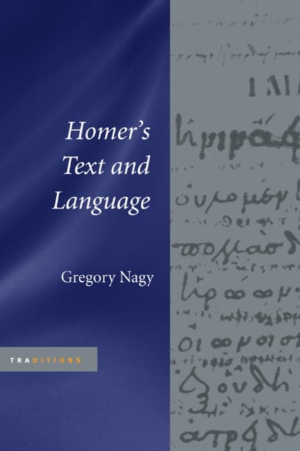 Homer's Text and Language, Hardback Book