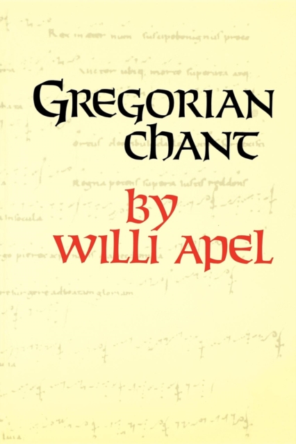 Gregorian Chant, Paperback / softback Book