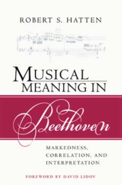 Musical Meaning in Beethoven : Markedness, Correlation, and Interpretation, Paperback / softback Book
