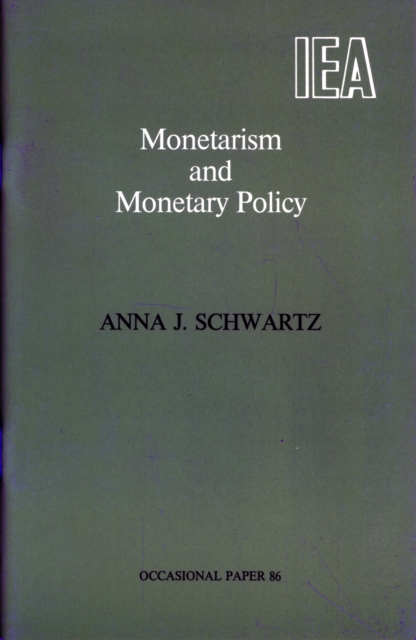 Monetarism and Monetary Policy, Paperback / softback Book