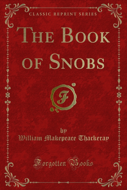 The Book of Snobs, PDF eBook