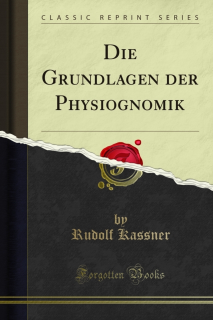 Die Grundlagen der Physiognomik, PDF eBook