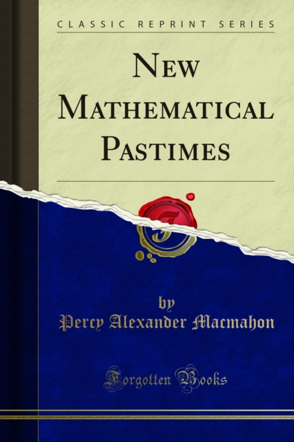 New Mathematical Pastimes, PDF eBook