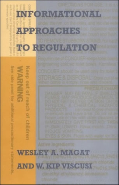 Informational Approaches to Regulation, Hardback Book