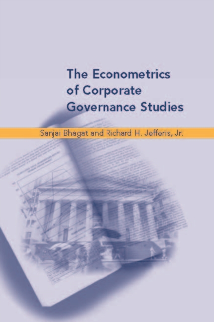 The Econometrics of Corporate Governance Studies, PDF eBook