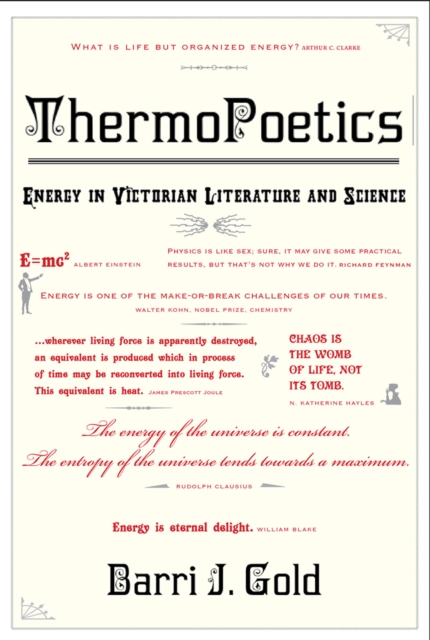 ThermoPoetics : Energy in Victorian Literature and Science, PDF eBook