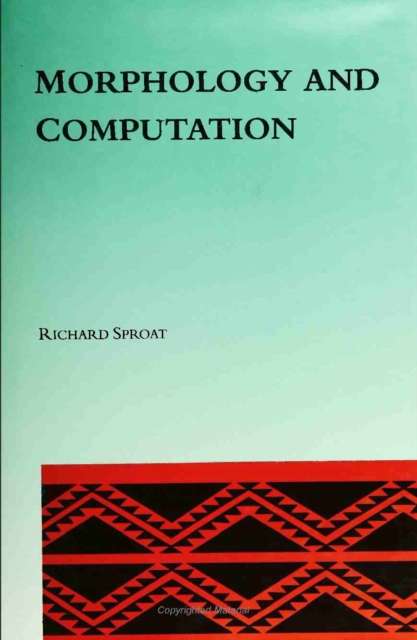 Morphology and Computation, PDF eBook