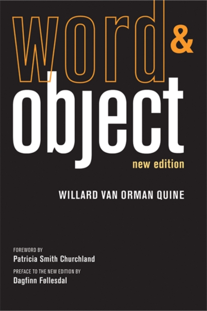 Word and Object, Paperback / softback Book