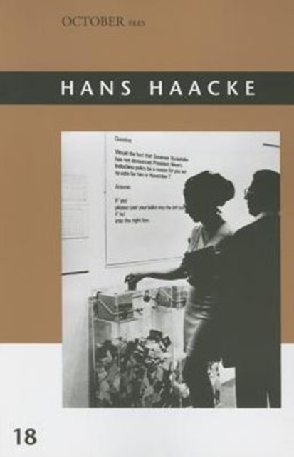Hans Haacke, Paperback / softback Book