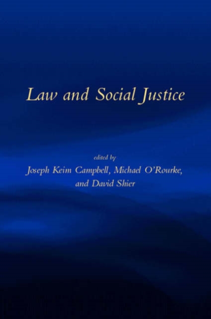 Law and Social Justice, Paperback / softback Book