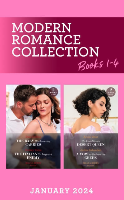 Modern Romance January 2024 Books 1-4, SE Book