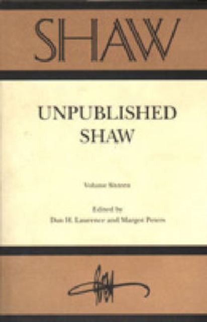 Shaw, Hardback Book