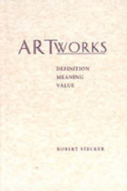 Artworks : Meaning, Definition, Value, Hardback Book
