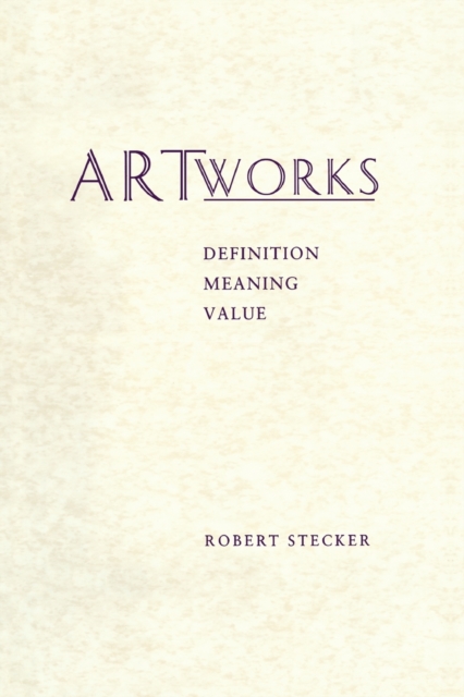 Artworks : Meaning, Definition, Value, Paperback / softback Book