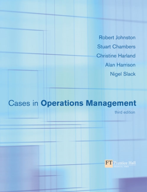 Cases in Operations Management, Paperback / softback Book