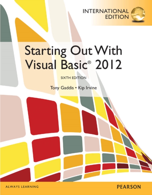 eBook Instant Access - for Starting Out With Visual Basic, International Edition, PDF eBook