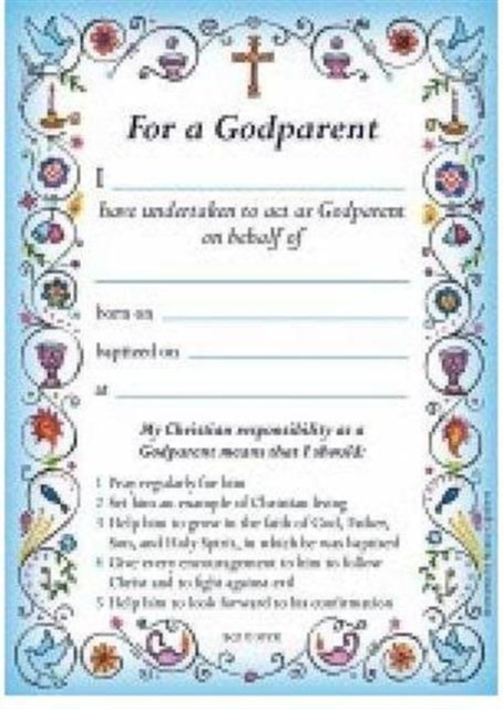 Godparent Card, Cards Book